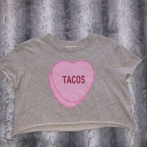 NWT Grayson/Threads “Taco” size xxl grey crop top